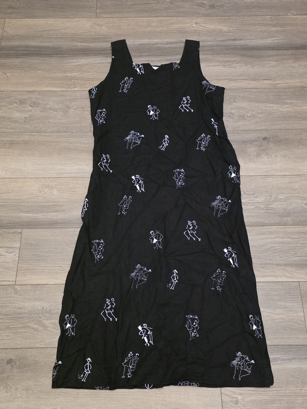 VINTAGE COUNTRY WEAR CASUALS MAXI DRESS Size Large